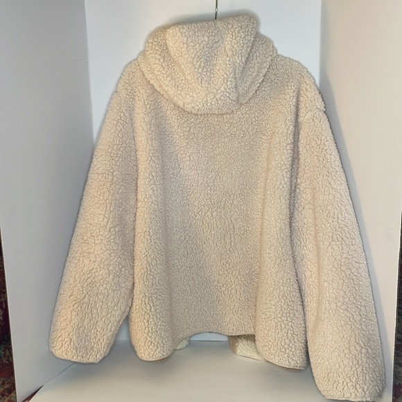Love Tree Sherpa reversible teddy coat women’s size XL - Picture 4 of 13